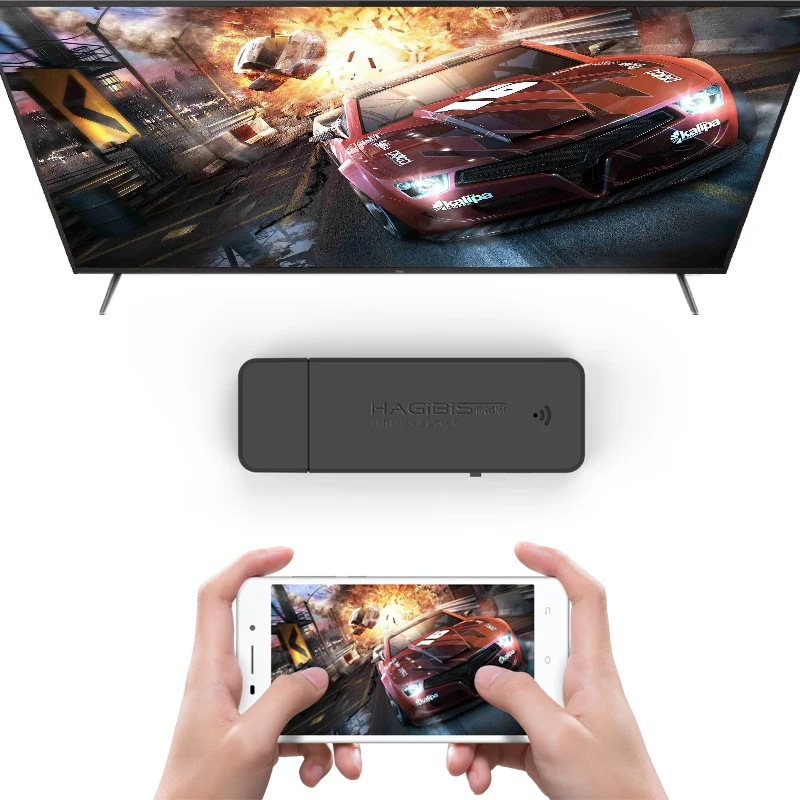 Беспроводной HDTV HD проектор с двумя частотами беспроводной HDMI 2 4G + airplay мобильный