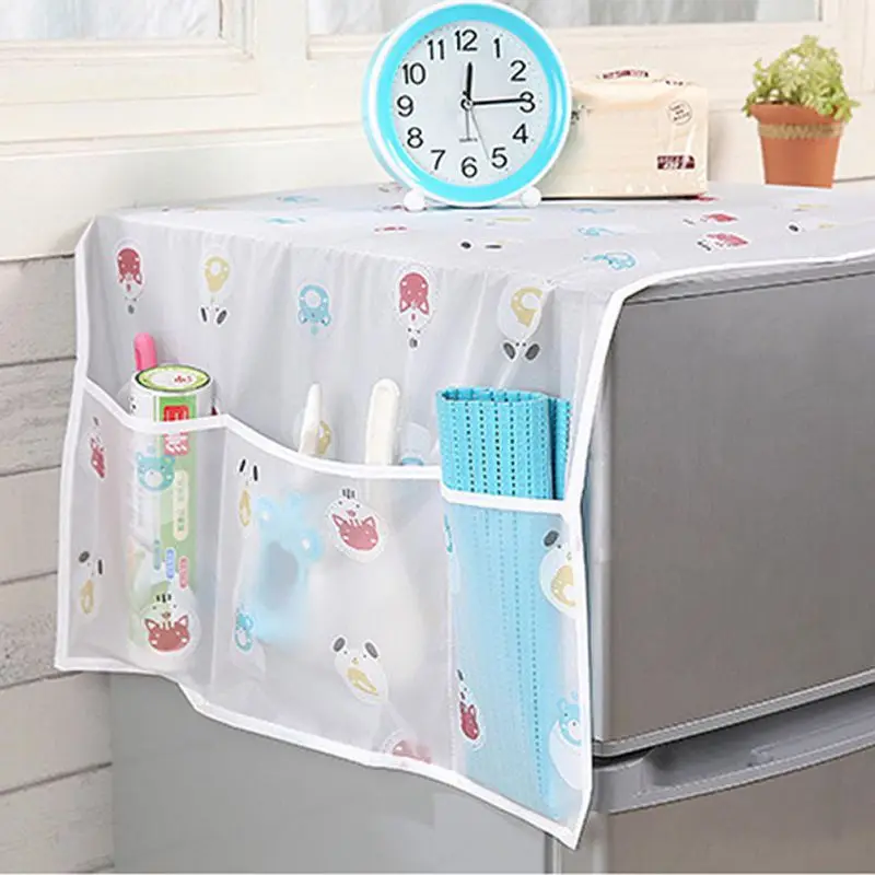 Buy New Fridge Dust Proof Cover Lattice Refrigerator Pouch Organizer Muti
