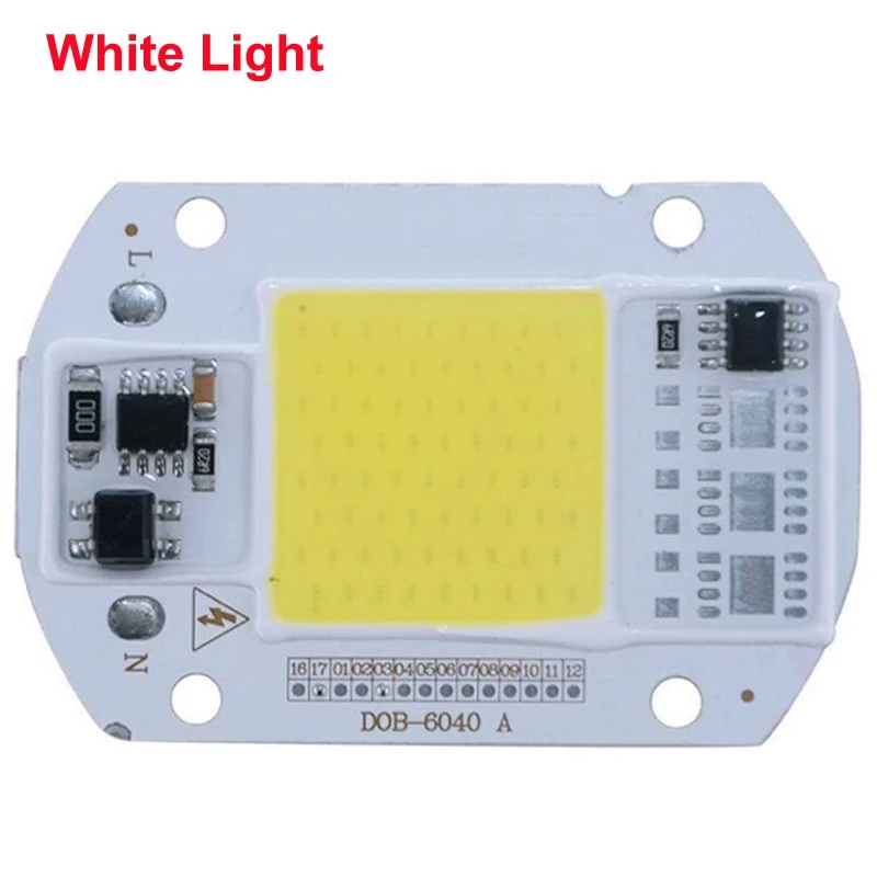 Светодиодный COB Светодиодная лампа шарик 220V 20W 30W 50W умная ИС (интеграционная
