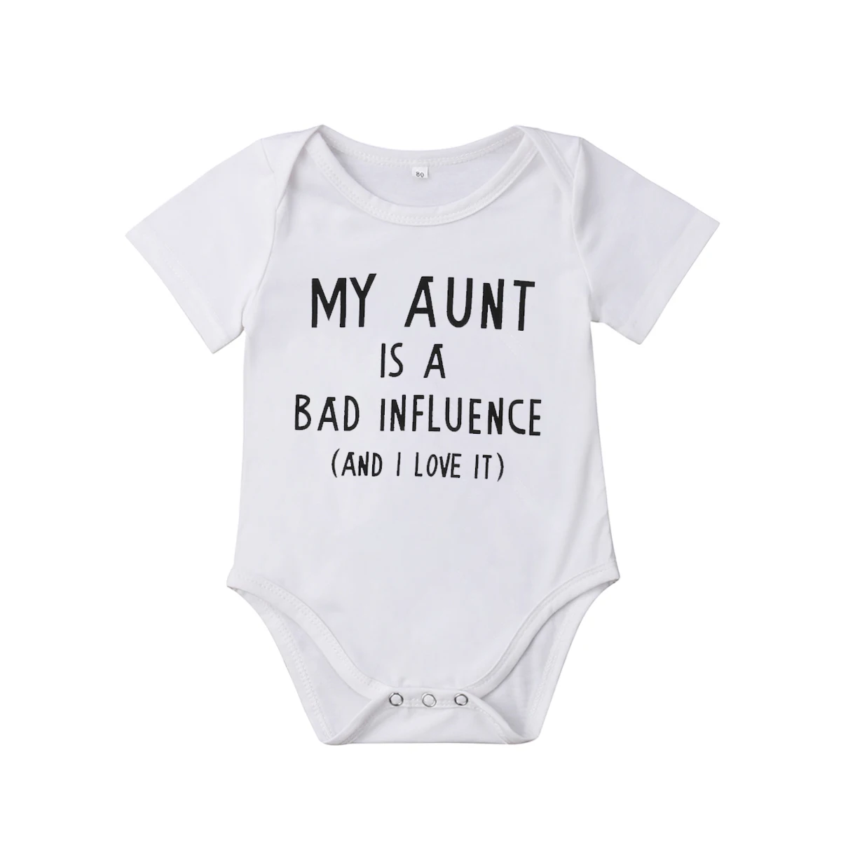 

Baby Boy Girls Bodysuit MY Aunt Letter Print Jumpsuit Cotton Clothes Outfit Summer Kid One-piece neonato Clothes 3-18M