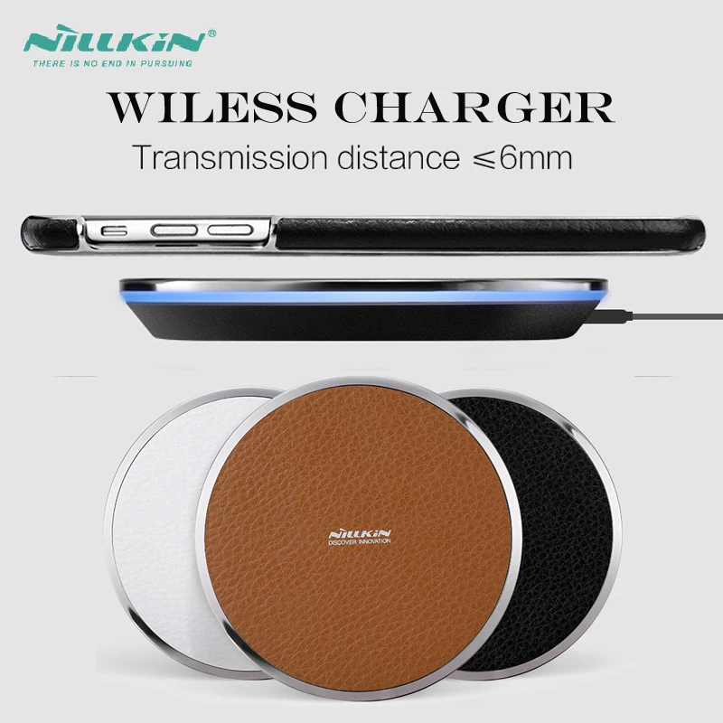 

[Fast Charging Version] Nillkin Luxury Universal Mobile Phone Charger Pad For Samsung S6 S7 Edge Plus Qi Wireless Charger