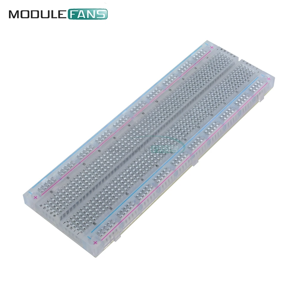 

MB-102 MB102 Bread Board Breadboard 830 Point Solderless PCB Bread Board Test Develop DIY Electronic Transparent Module