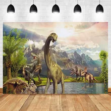Mehofoto Динозавр мир Юрского периода фото фон детский день рождения сафари джунгли Приключения вечерние фотографии фоны