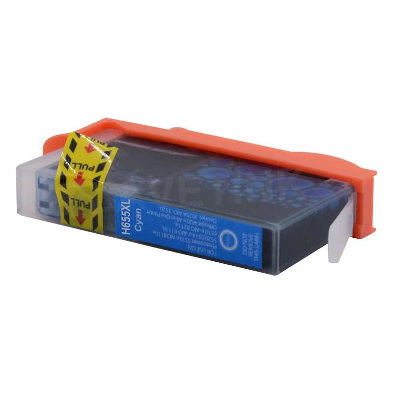 Чернильный картридж Plavetink 5 шт. сменный для HP 655 XL Deskjet 3525 5525 4615 4625 4525 6625 картриджи