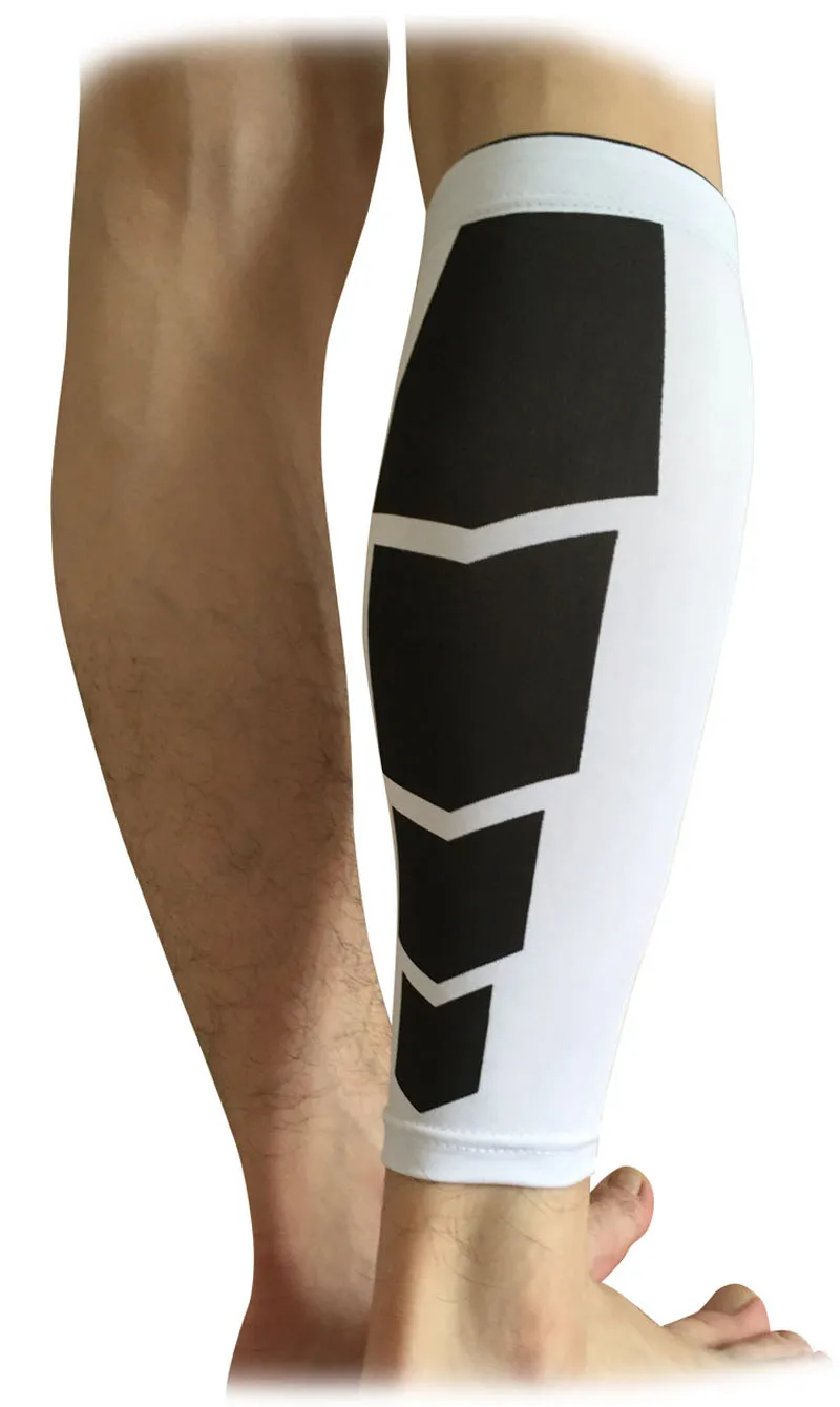 1 пара щитки гетры для езды на велосипеде компрессионный теленок рукав Поддержка спортивной безопасности ноги защитная накладка для бега Защитная Экипировка для футбола