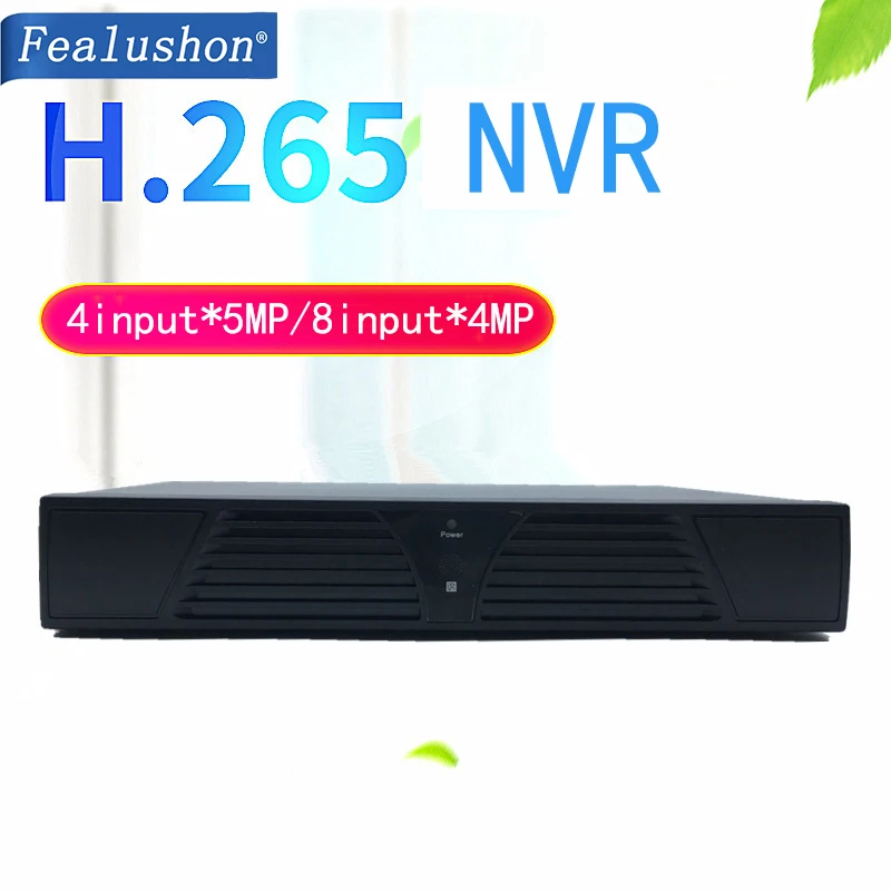 

Fealushon Mini NVR Full HD 1080P Recorder 8 Channel 4MP 5MP Security CCTV NVR 1080P 4CH 8CH ONVIF 2.0 For IP Camera System