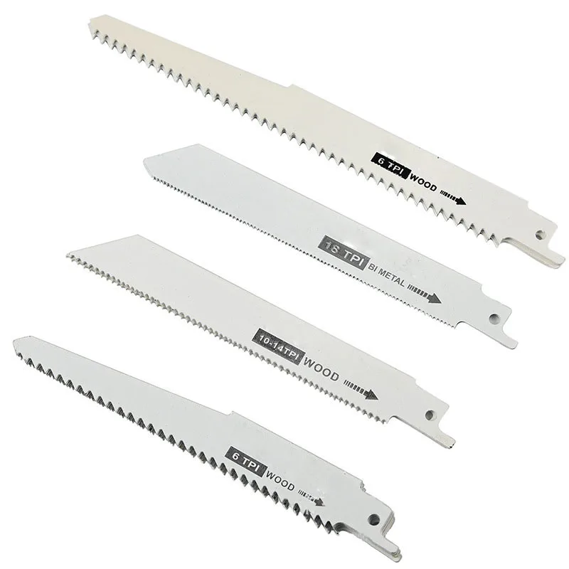New 10pcs Reciprocating Saw Blades Carbide Woodworking Tool Metal Cutting Power Tools Accessories
