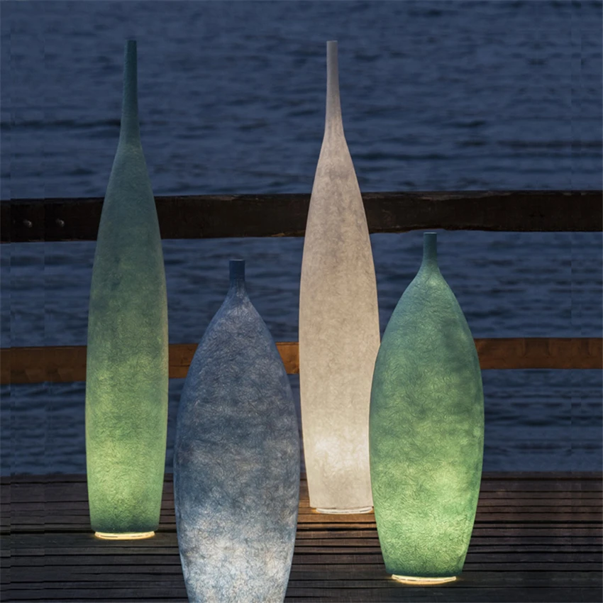 

Modern Light LED Loft Floor Light Resin Vase Floor Lamp Hotel Luxurious Noble Decoration Lamp Furniture Lighting Standing Lamp