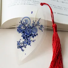 Синий и белый фарфор закладки китайской эстетической идеи синий и белый фарфор Закладки