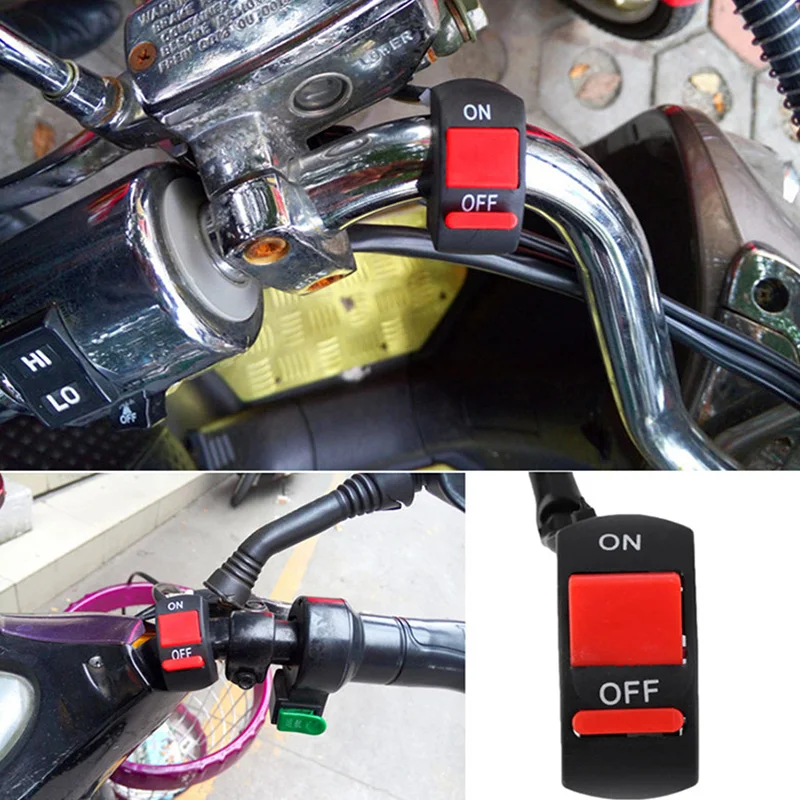 FADUIES Pair 60W Motorcycle Bicycle LED Fog lights Auxiliary driving Lamp Motorbike High Brightness 6000K White +Switch (4)