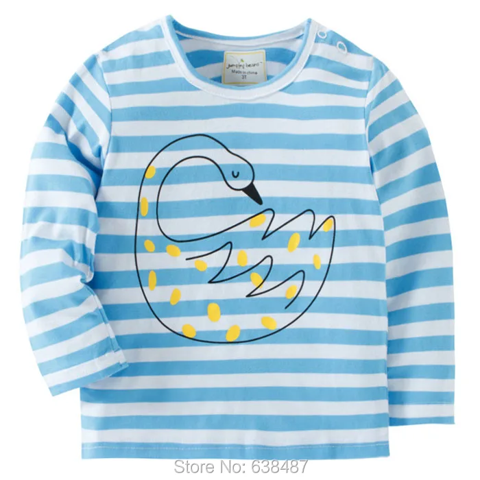 Новинка года; брендовые качественные футболки для девочек Одежда для маленьких девочек из хлопка детская одежда с длинными рукавами Bebe; блузка Детские футболки для девочек - Цвет: Combed Cotton 3511