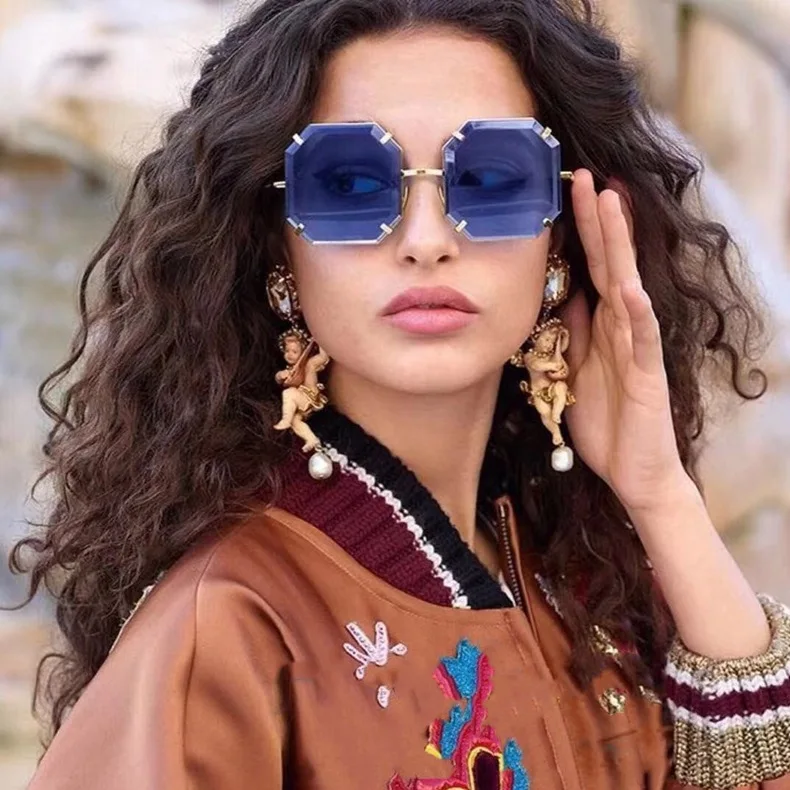 Gafas de sol Retro para mujer, lentes de sol de tendencia de marca, unisex, UV400, 2019|Gafas de sol para - AliExpress