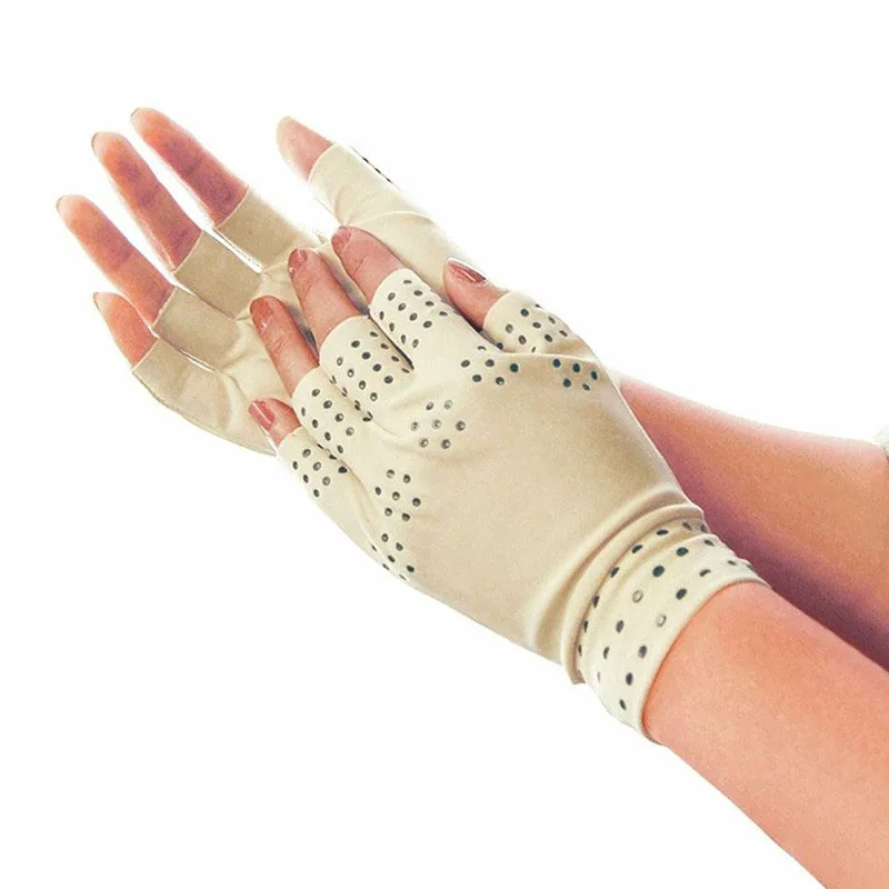 Arthritis Therapy Gloves Relief Arthritis Pressure Pain Heal Joints Magnetic Therapy Gloves Support Hand Massager Toiletry 5