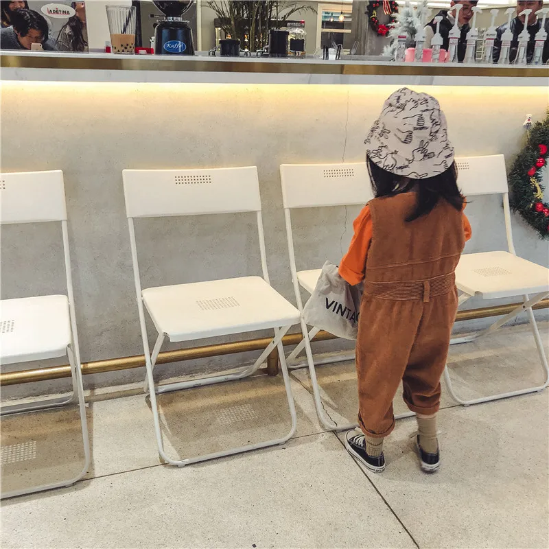 Hot selling autumn kids child 2018 clothes children overall pants for boys trousers girls corduroy pants jumpsuit for girls kids (21)