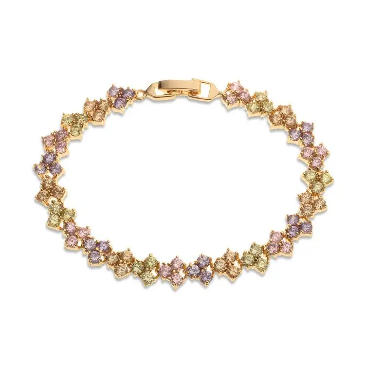

Austrian Crystal Zircon CZ Diamond Bracelets For Women Fashion Jewelry,18K Gold Plated Bracelet and Bangle,Free Shipping BR18-41