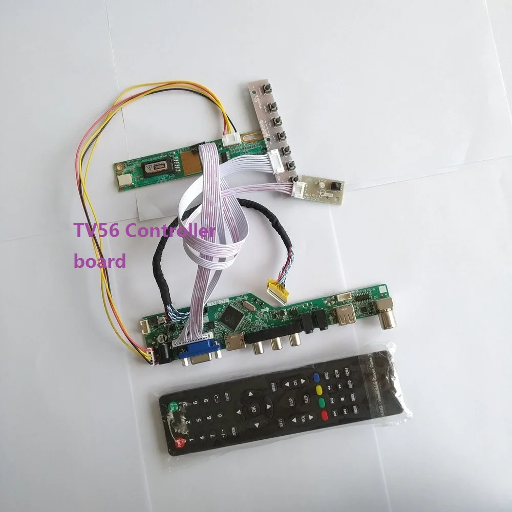 Для B121EW03 V8 1 лампы 12," плата контроллера USB AV 20pin VGA HDMI цифровой сигнал разрешение телевизионный интерфейс модуль 1280X800