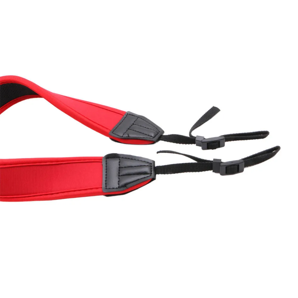 

New High Elastic Belt Neoprene Shoulder Neck Strap for Canon Camera Red-Y1QA