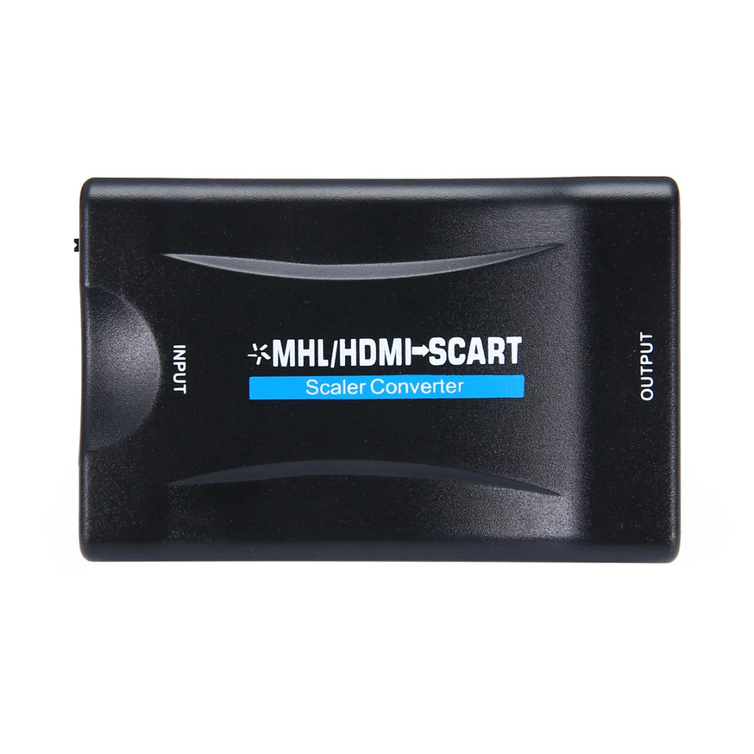  HDMI A SCART Video Audio di Alto Livello Convertitore AV Adattatore di Segnale HD Ricevitore TV STB