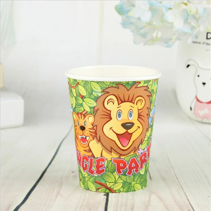 FANLUS Creative Princess Friendship Birthday Party Paper Cups Disposable Tableware (6pcs), Multi Color Party Supplies (12)