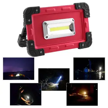

30W COB LED Power Work Light Waterproof Lawn Lamp Flashlight High 2400LM Outdoor Hiking Camping Tent Light Portable Searchlight