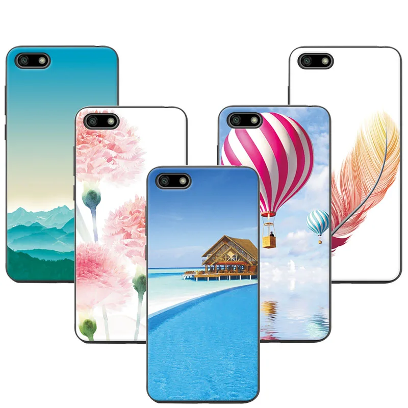 Exotic Natural Landscape Soft TPU Phone Case For Huawei Y5 Prime 2018 Back Cover Silicone Y 5 Shell 5.45&quot |