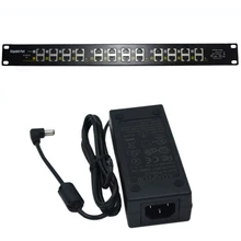 12 портов 10/100 мощность по Ethernet PoE инжектор для устройств 802.3af/пассивный 802.3at 48v60w Источник питания: GPOE-12-48v60w