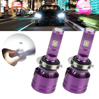 

OKEEN 2pcs V6S plus Car H4 H7 Led Headlight Bulb H11 H8 9006 HB4 H1 H3 HB3 CSP LED Headlamps 90W 9600LM 6500K Car Headlight 12V