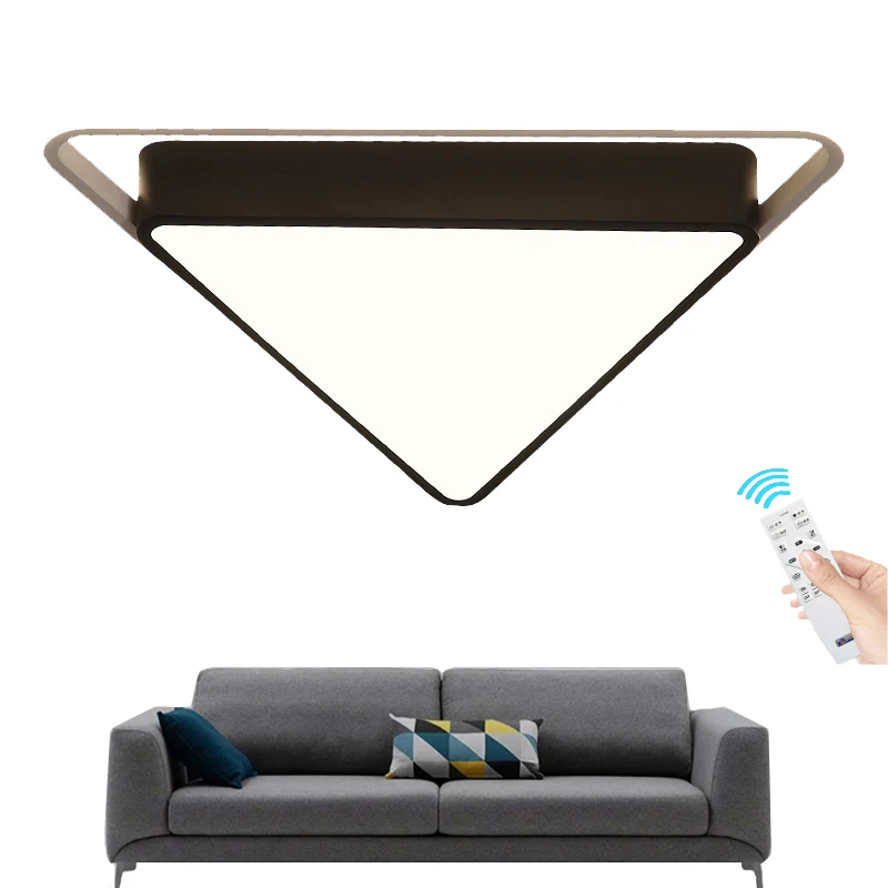 

Creative triangle LED Ceiling Lamps Ultrathin Iron frame Modern home decoration Ceiling Lights for Living Room Bedroom Indoor