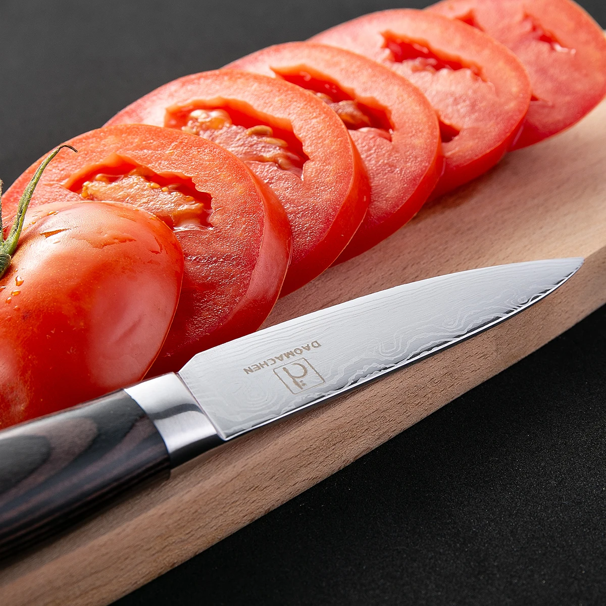 Kitchen knife Chef Knives 8 inch Japanese 7CR17 440C High Carbon Stainless Steel Sanding Laser Pattern Vegetable Santoku Knife