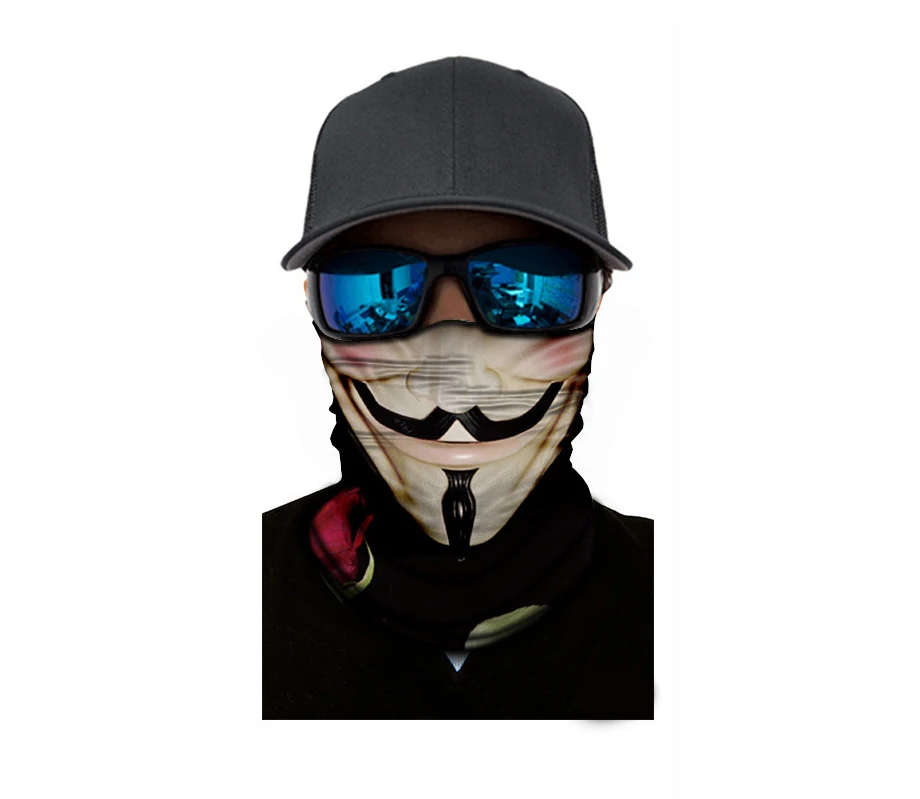 ADK Female Cartoon Mask High Quality Fashion Outdoor Masks Multi Use Funny Magic Scarf Neck Warmer Pirate Cap (8)