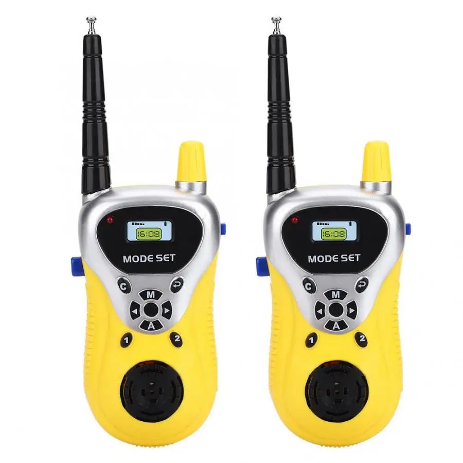 Crianças ao ar Gama Bebê Walkie Talkie Brinquedo Remoto Rádio Voz Fácil Chamada Livre Comunicador 2 Pçs 4 remoto rádio voz fácil chamada walkie talkie