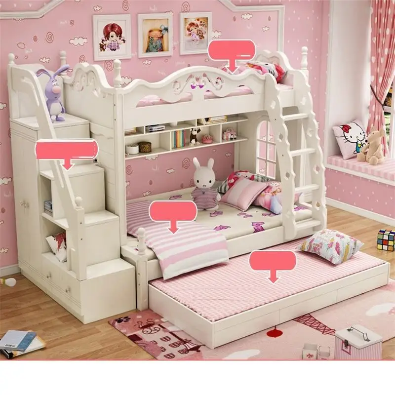 Tidur Tingkat Literas Recamaras مجموعة Ranza Bett Mobilya غرفة نوم الأثاث Mueble دي Dormitorio كاما Moderna سرير طبقي مزدوج