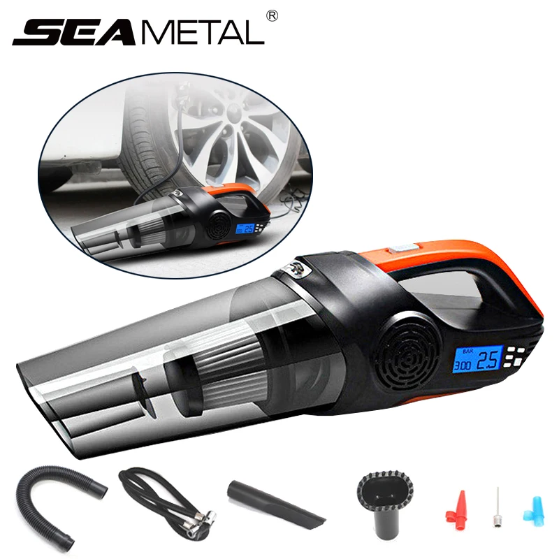 

12V Car Air Compressors Auto Vacuum Cleaner Automobiles Tyre Pump Air Compressore Electric Inflatable Tire Pump Cars Accessories