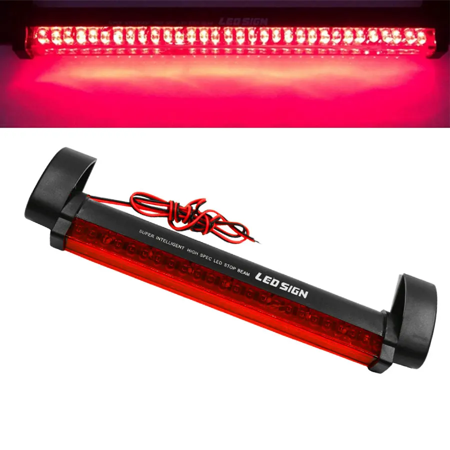 

Red 24 LED Light Vehicle Car Light Source External Lights Auto Fog Stop Tail Rear Brake Warning Light Lamp DC 12V High Quality