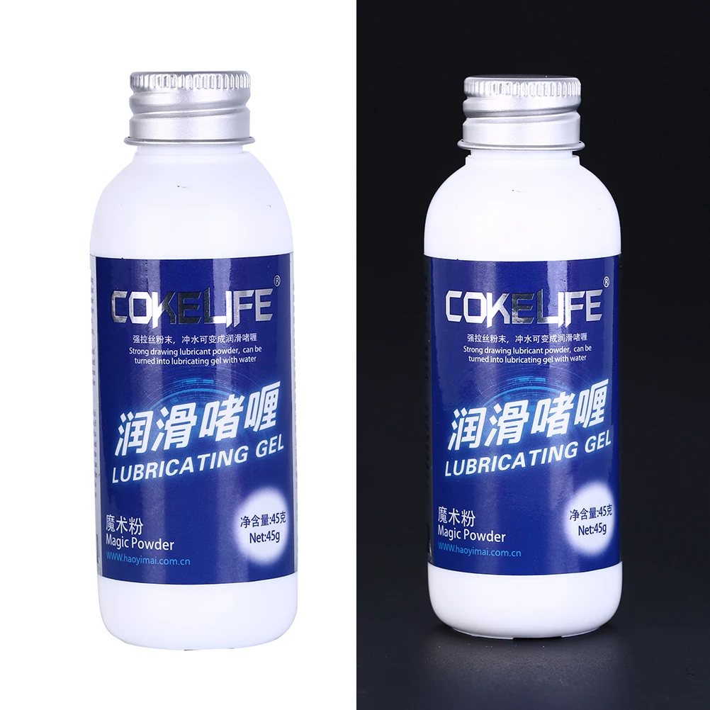 Solid Powder Vaginal Anal Lubricant For Men and Women Gays Sex Oil Body Cream Gel used with 500ml water