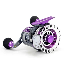 10 BB 2.8:1metal reel micro-lead Automatic line row raft fish reel high speed ratio carbon with Aluminum fishing line wheel