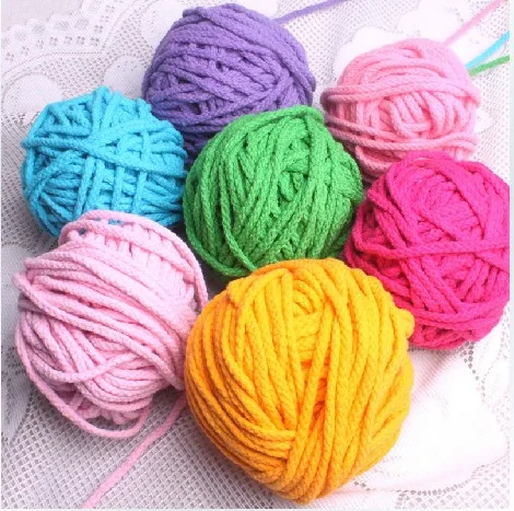 

Wholesale 4-4.5MM 10 Colors Mixed Braided Cotton Cord Twisted Rope DIY Handmade Woven Rope Jewelry Findings Accessories CD04A