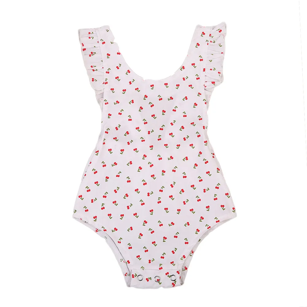 High Quality Newborn Baby Girl Clothes Summer Flower