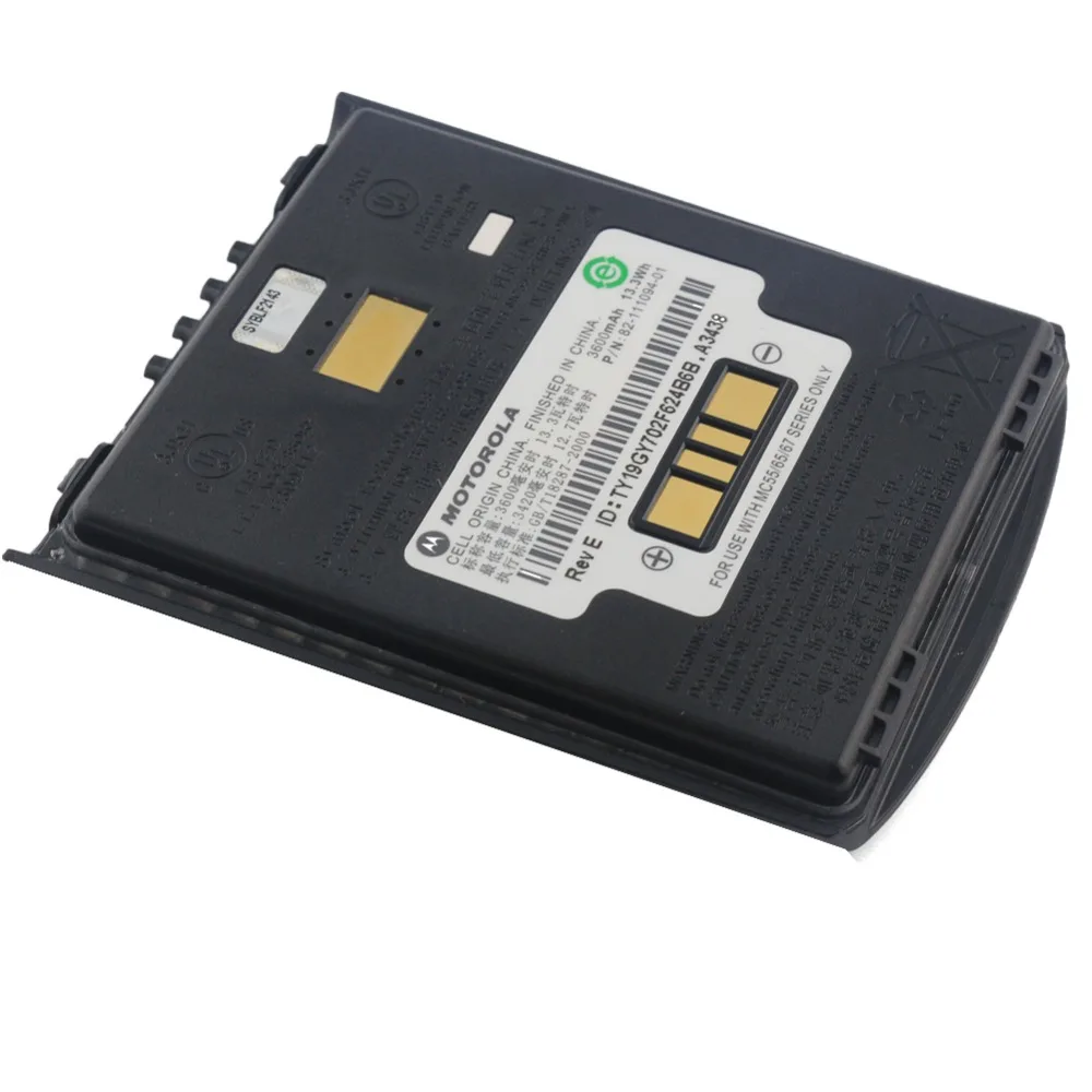 

100% Original for Symbol MC55 MC65 MC659B MC5590 MC55A0 High Capacity Extended Battery (82-111094-01, 3.7V, 3600mAh)