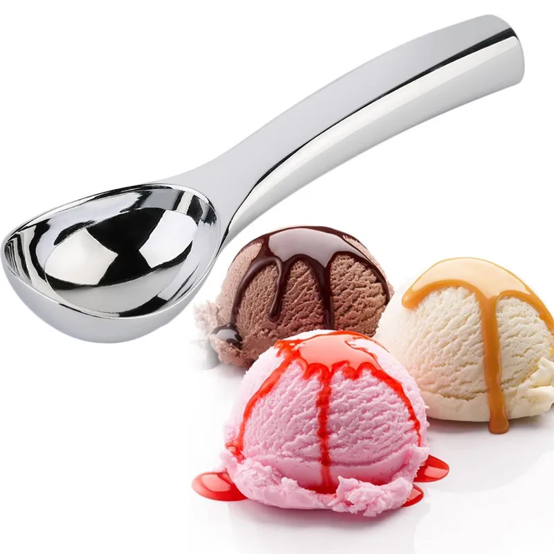 Ice Cream Scoop Zinc Alloy Spoon Non Stick Anti Freeze Ice Cream Dipper