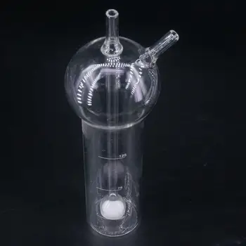 

125ml Clear Sulfur Dioxide Absorber Tube Bottle Apparatus Chemi Lab Glassware
