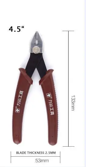 LIJIAN, мини стальные электронные кусачки, ножницы, резак для проволоки, инструменты для ремонта электронной промышленности, ручной инструмент - Цвет: 4