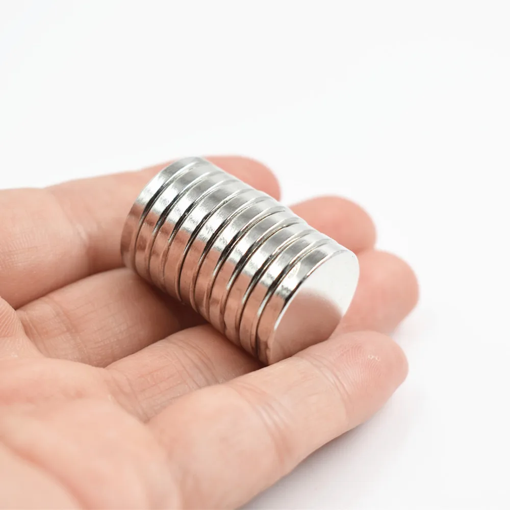 

50pcs Neodymium magnet 20x3 Rare Earth small Strong Round permanent 20*3 mm fridge Electromagnet NdFeB nickle magnetic sheet