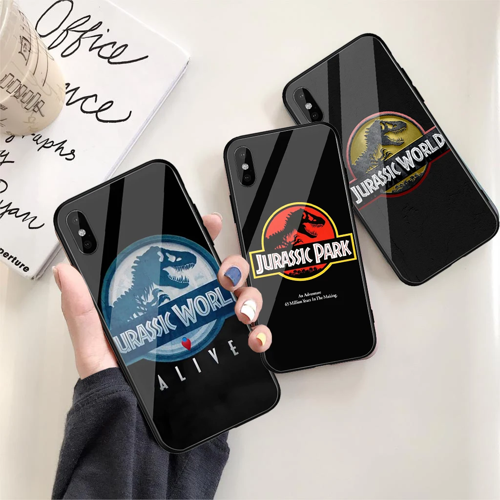 Гибкий чехол JAMULAR для телефона с динозавром парка Юрского периода iPhone XR XS MAX X 7 8 6 6s