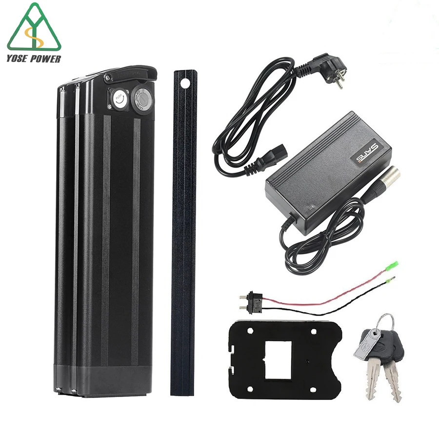 

Electric Bicycle LG Lithium ion Battery Pack 36V 16Ah with USB Black Fish Seat Tube e bike battery fietsbatterij fahrrad akku