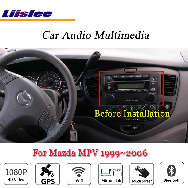 Liislee автомобильный Android мультимедиа для Mazda MPV 1996~ 2006 радио CD dvd-плеер gps Navi Карта Навигация BT Аудио Видео Стерео система