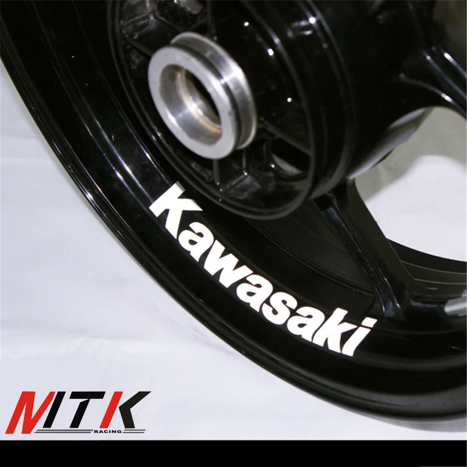 

MTKRACING Seven colors 8X CUSTOM INNER RIM DECALS WHEEL Reflective STICKERS STRIPES FIT KAWASAKI kawasaki