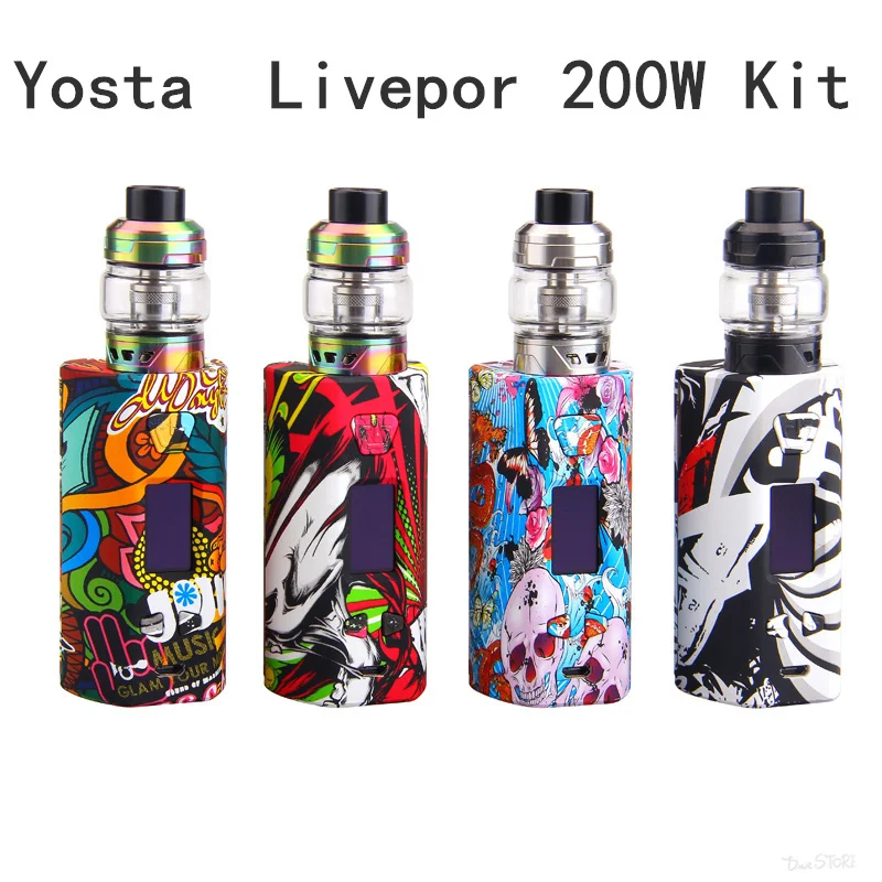 Оригинальный Yosta Livepor 200 комплект коробки каракули MOD Vape электронная сигарета комплект для электронной сигареты