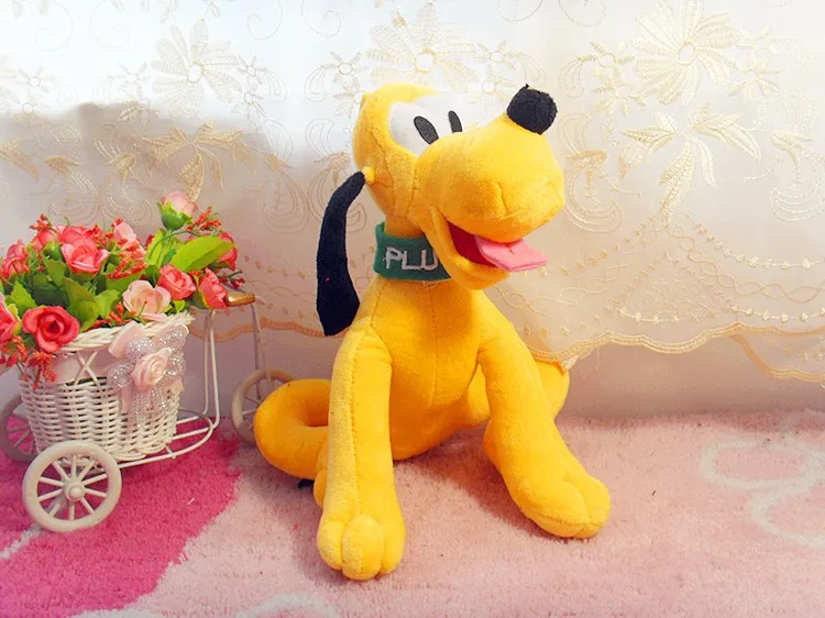 Kawaii 30cm Pluto Plush Toys Goofy Dog Donald Duck Daisy Duck Friend Pluto 