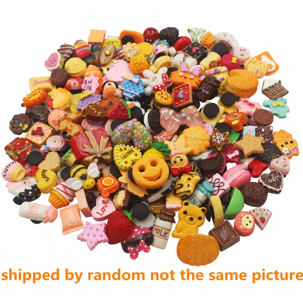 

3D Different 50 Pcs Resin Cute Shoe Charms for Croc Shoes & Bracelet Wristband Kids Party gift